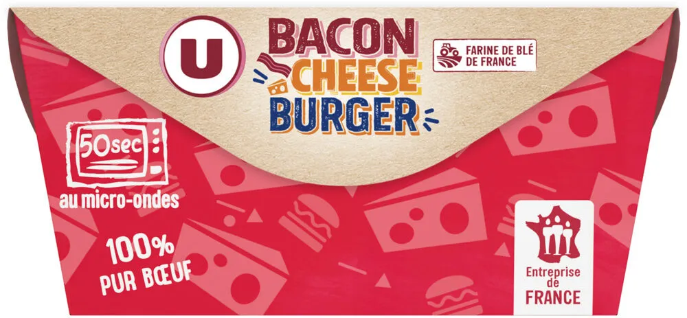 Bacon cheese burger 155g