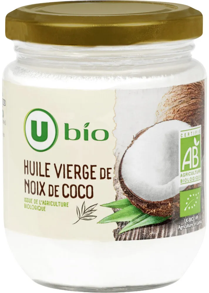 Huile vierge de noix de coco bio - Bocal 225ml