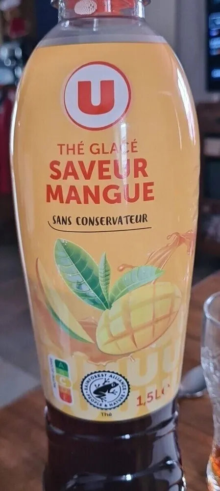 Boisson au thé glacé saveur mangue 1,5l pet