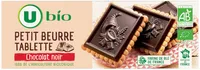 Tablette petit beurre au chocolat noir bio paquet de 150g