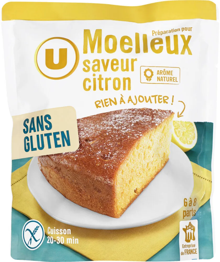 Moelleux citron sans gluten, 500g