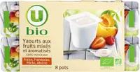 Yaourts brassés à la pulpe de fruits 8x100g