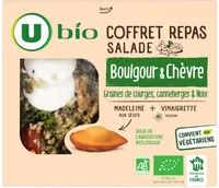 Coffret repas Salade boulgour & chèvre + 1 madeleine + vinaigrette 310g