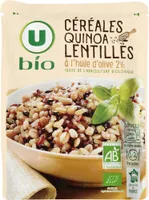 Céréales quinoa lentilles à l'huile d'olive 2%