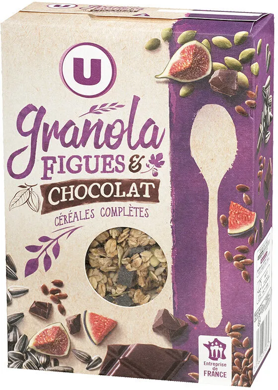 Muesli granola figues et chocolat