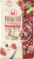 Muesli floconneux aux fruits rouges