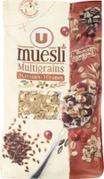 Muesli floconneux aux fruits et aux graines