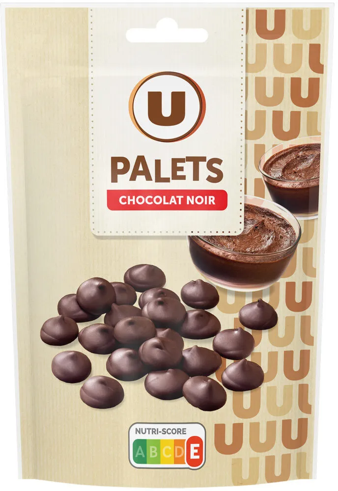 Palets chocolat noir paquet de 200g
