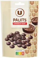 Palets chocolat noir paquet de 200g