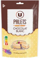 Palets chocolat blanc sachet de 200g