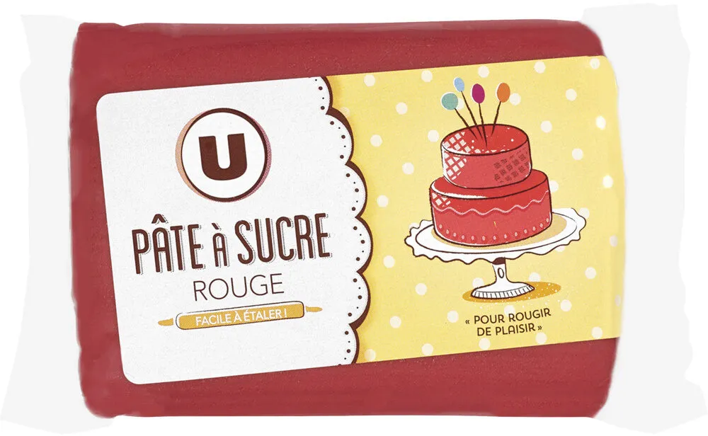 Pâte à sucre paton rouge
