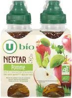 Nectar pomme sans sucre ajoutés