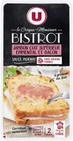 Croque bistrot jambon supérieur emmental et bacon 2x150g