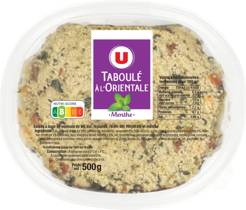 Taboulé à l'orientale 500g