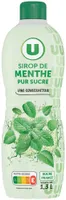 Sirop de menthe bouteille de 1,3l