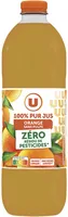 Pur jus d'orange sans pulpe, zéro résidu de pesticides, bouteille 2L