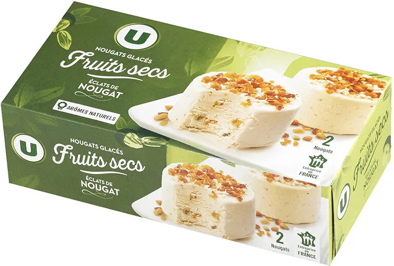Mini nougats glacés aux fruits sec
