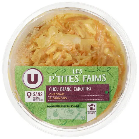 Coleslaw carottes cheddar et oignons