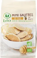 Mini gaufres fourrées au miel Bio