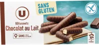 Bâtonnets chocolat lait sans gluten 125g