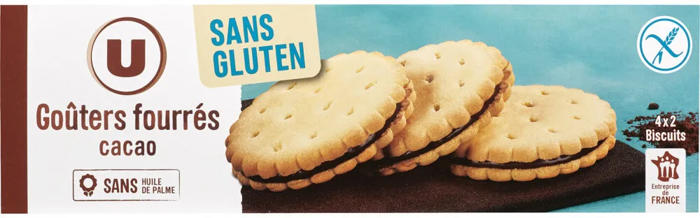 Goûters fourrés cacao sans gluten 120g