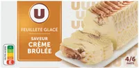 Feuilleté glacé parfum crème brulée 350g