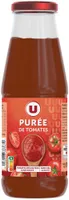 Purée de tomates fraîches sans sel ajouté bouteille de 700g
