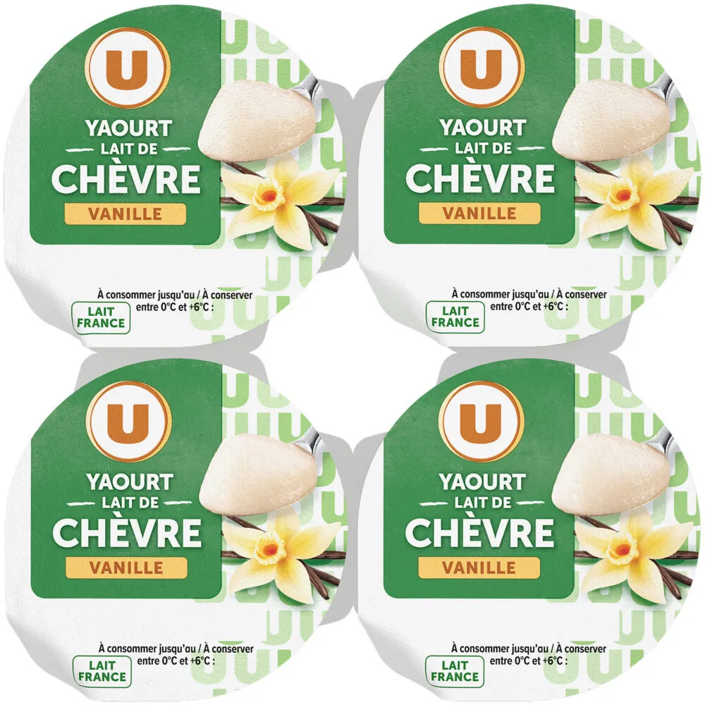 Yaourt au lait de chèvre à la vanille 4x125g