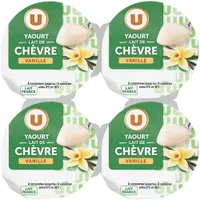 Yaourt au lait de chèvre à la vanille 4x125g