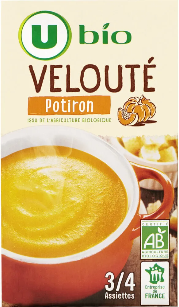 Soupe Velouté de potiron brique de 1l