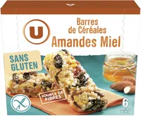 Barres de céréales fruits secs sans gluten Boîte 180g