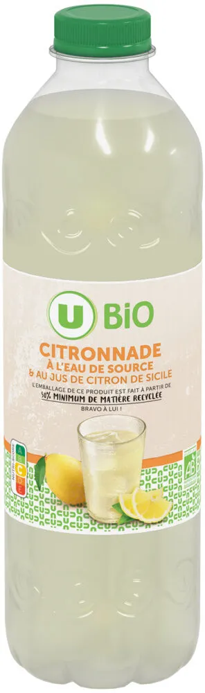 Boisson plate à la citronnade bouteille de 1l