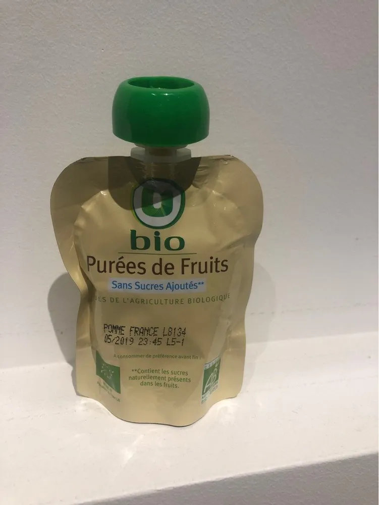 Compote pomme Bio super U