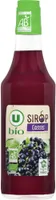 Sirop cassis bouteille en verre de 50cl