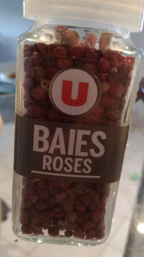 Baies roses entières