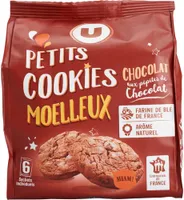 Petits cookies moelleux chocolat & pépites chocolat