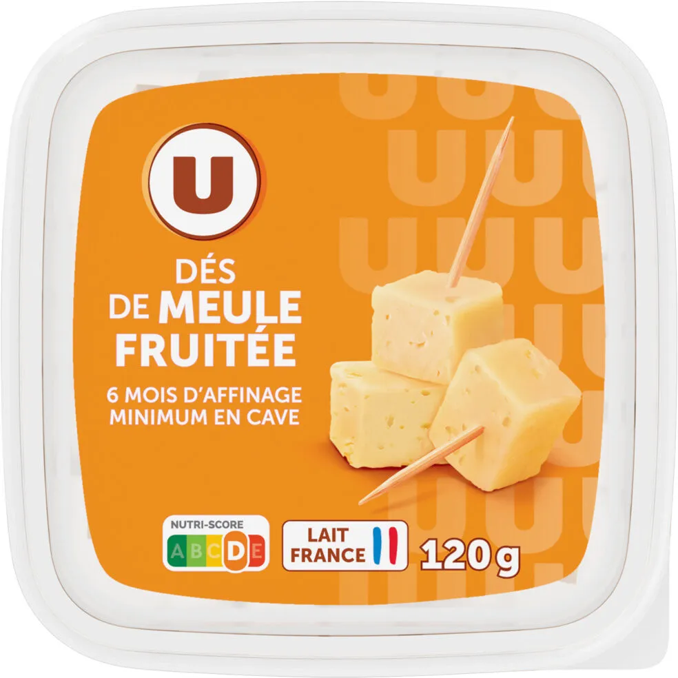 Dé de fromage au lait pasteurisé meule du Besac 33%MG, 120g