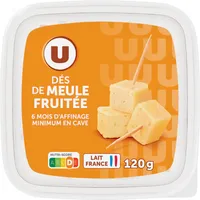 Dé de fromage au lait pasteurisé meule du Besac 33%MG, 120g
