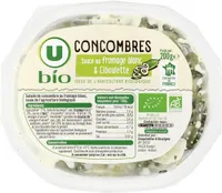 Salade de concombres sauce au fromage blanc et ciboulette 200g