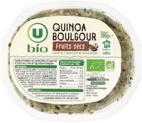 Salade quinoa boulgour et fruits secs