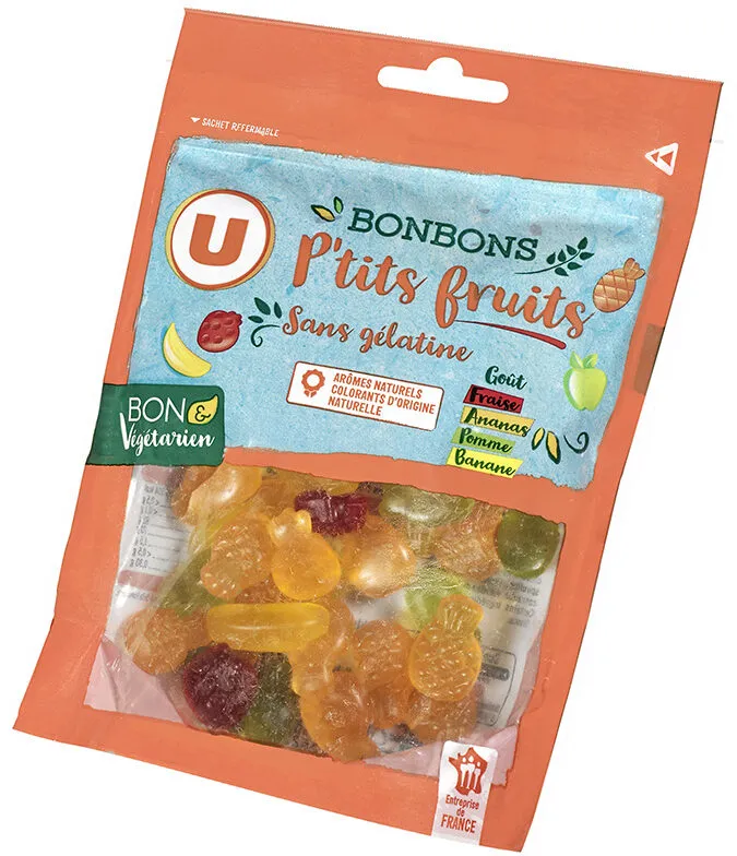 Ptits fruits sans gélatine bon végetarien