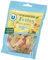 Frites sans gélatine bon & végetarien