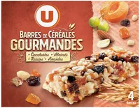 Barres de céréales abricot cacahuètes 140g