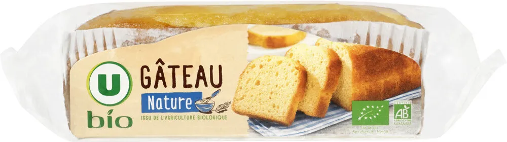 Gâteau nature barre Bio