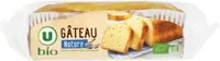 Gâteau nature barre Bio