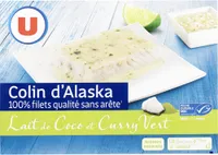 Colin d'Alaska sauce curry vert et lait de coco 400g