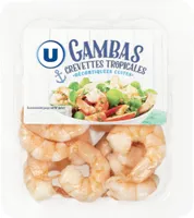 Gambas crevettes tropicales