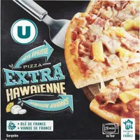 Pizza extra américaine hawaïenne