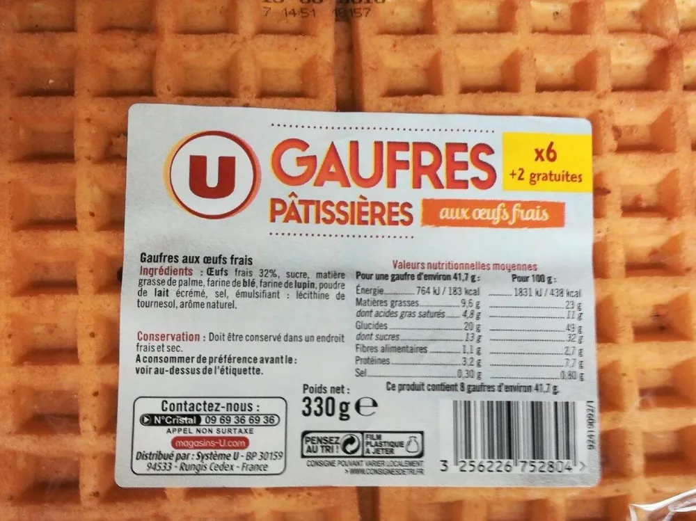 Gaufres pâtissières