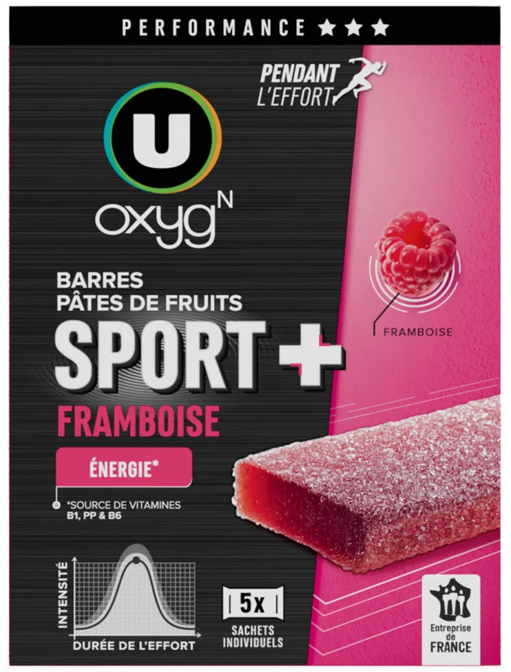 Pâtes de fruits énergie framboise